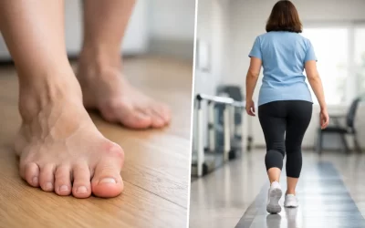 Hallux valgus et déséquilibre de la démarche